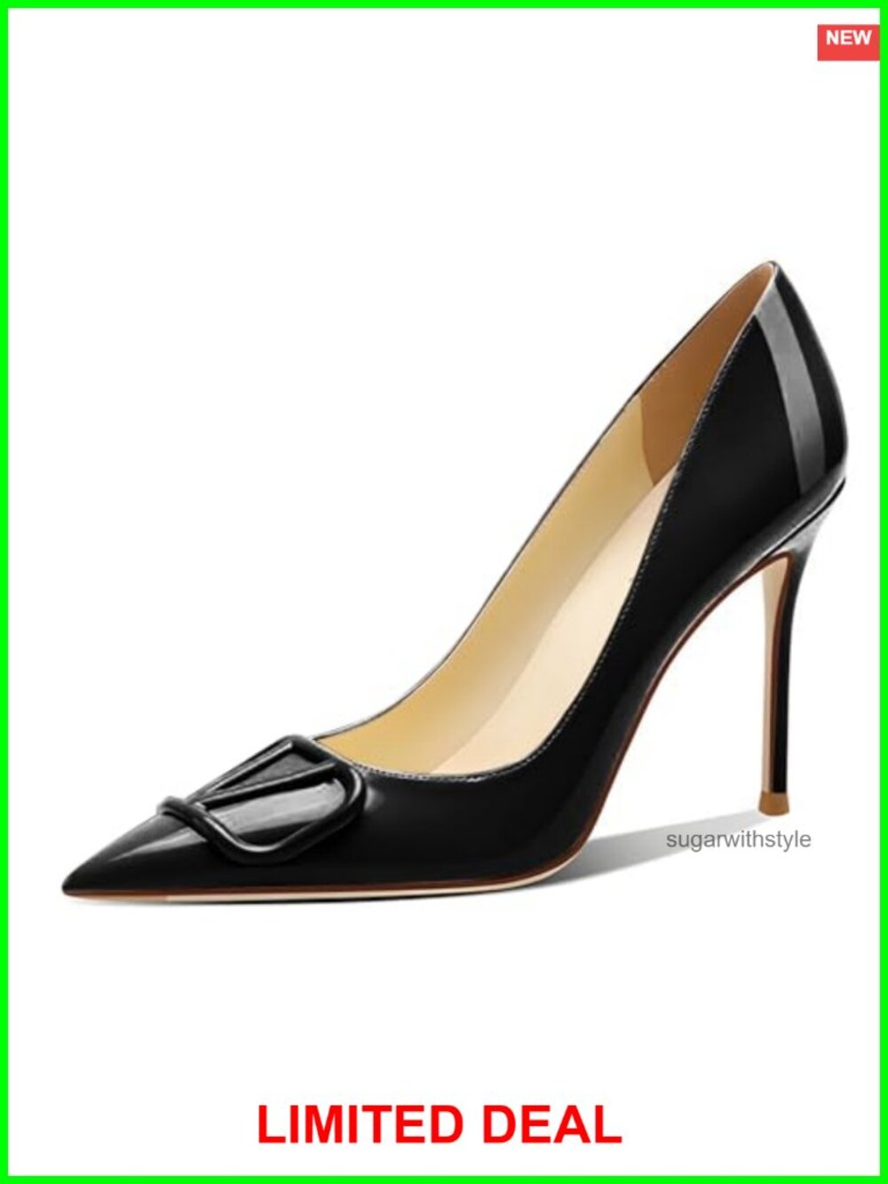 3.9IN Pointed Toe Stiletto Pumps High Heels Party Wedding